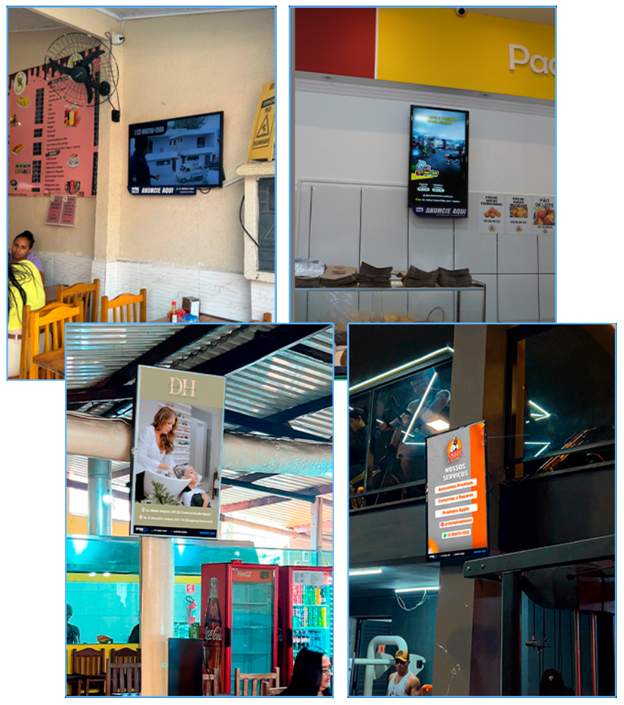 Midia indoor UpingTV